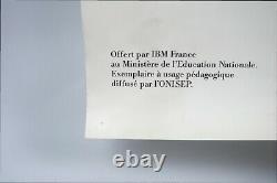 Rare Poster Affiche IBM France Original PS/2 modèle 70 8570
