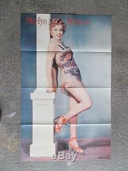 Rare Poster / Affiche Vintage, Marilyn Monroe , Japan 1977 (Double Sided)
