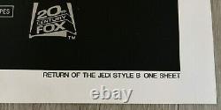 Return Of The Jedi 1983 Harrison Ford Mark Hamill Affiche Originale Poster Us