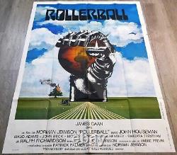 Rollerball Affiche ORIGINALE Poster 120x160cm 4763 1975 N Jewison James Caan