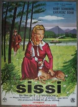 SISSI Affiche Cinéma Movie Poster 160x120 ORIGINALE ROMY SCHNEIDER