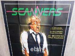 Scanners Affiche ORIGINALE Poster 120x160cm 4763 1981 David Cronenberg