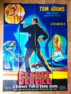 Secret Service L'espion Tue De Sang Froid Original Poster Affiche -1960