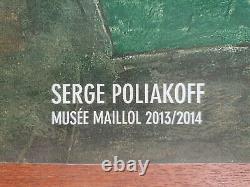 Serge Poliakoff Original Exhibition Poster Affiche-musee Maillol Paris -2013