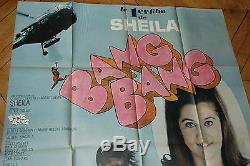 Sheila Bang Bang Rare 1967 Affiche French Poster Original