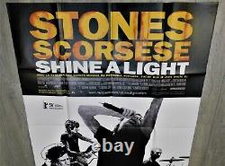 Shine a Lignt Affiche ORIGINALE Poster 120x160cm 4763 2008 Scorsese Richards