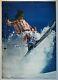 Skis Rossignol France 1975's Affiche Ancienne/original Skiing Poster