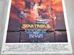 Star Trek 2 La Colere de Khan Affiche ORIGINALE Poster 120x160cm 4763 1982