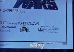 Star Wars IV Affiche US BOOTLEG ORIGINALE 68x104cm POSTER One Sheet 2741