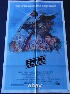 Star Wars V Empire Attaque Affiche US ORIGINALE 68x104cm POSTER One Sheet 2741