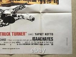TRUCK TURNER (Affiche Cinéma 1974) Original Grande French Movie Poster Hayes