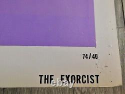 The Exorcist Affiche US ORIGINALE POSTER 68x104cm 27x41 1973 Linda Blair