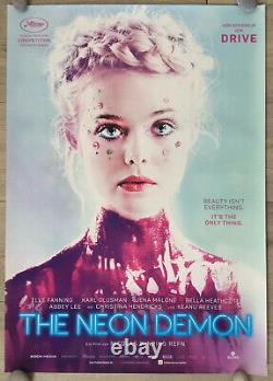 The Neon Demon 2016 Elle Fanning Keanu Reeves Affiche Originale Poster