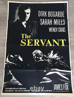 The Servant 1963 Joseph Losey Dirk Bogarde Affiche Originale Poster Uk