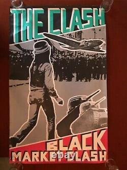 The clash Black Market poster original authentique 1980 affiche vintage
