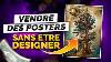 Vendre Des Posters Sans Tre Designer M Thode Inconnue