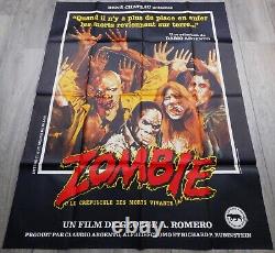 Zombie Morts Vivants Affiche ORIGINALE MOD A 120x160cm Poster 4763 1978 Romero